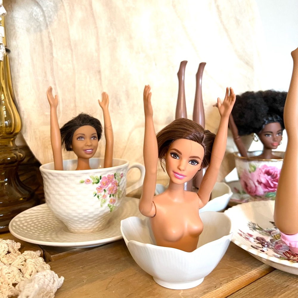 New! RESTOCK ‼️ Custom Handmade Barbie Ring Jewelry Holder Trinket Dish - Picture 3 of 4
